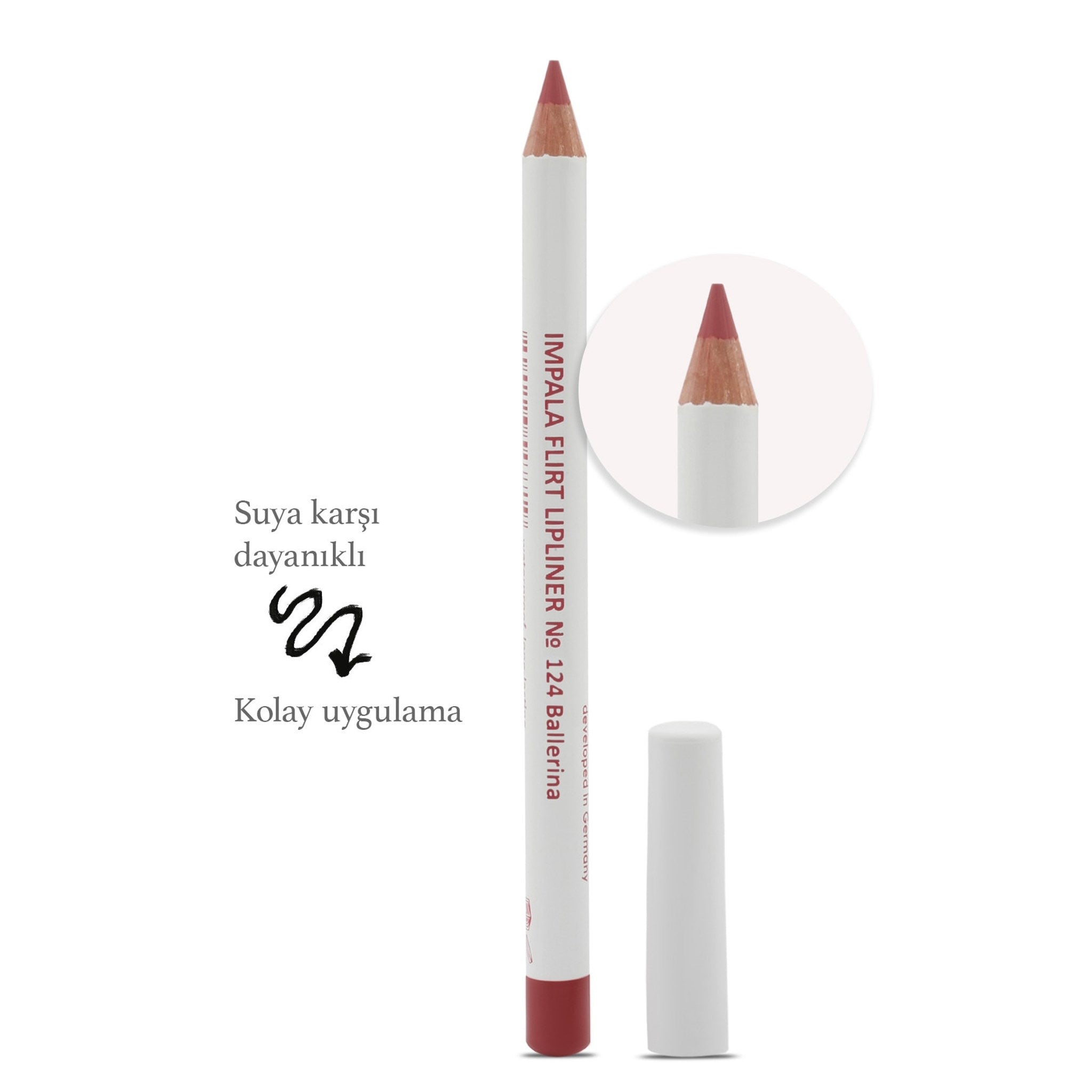 Dudak Kalemi - Flirt Pencil Lipliner No: 124(KOYU ŞEFTALİ)