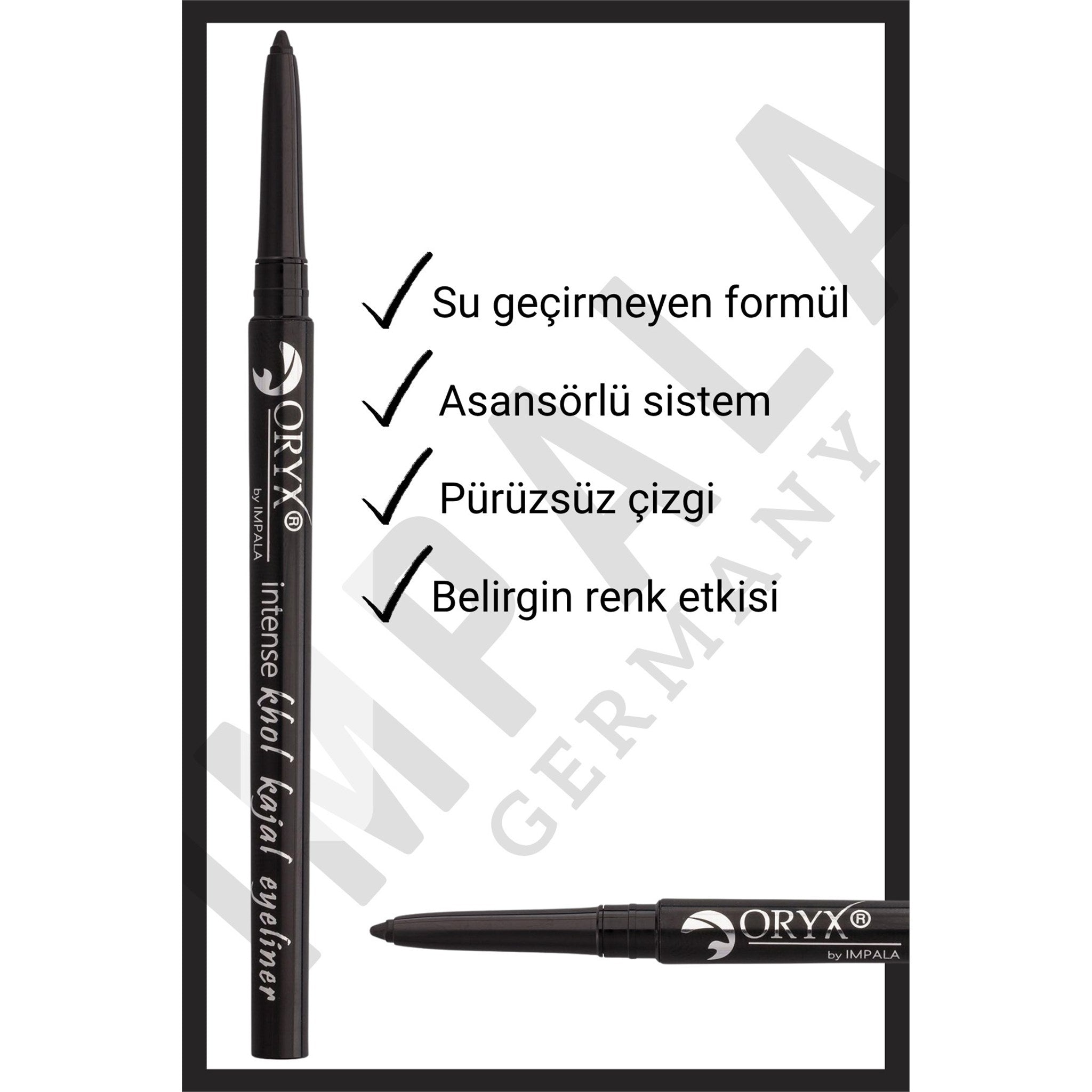 ORYX KHOL KAJAL Göz Kalemi No.6 Mürekkep Siyahı