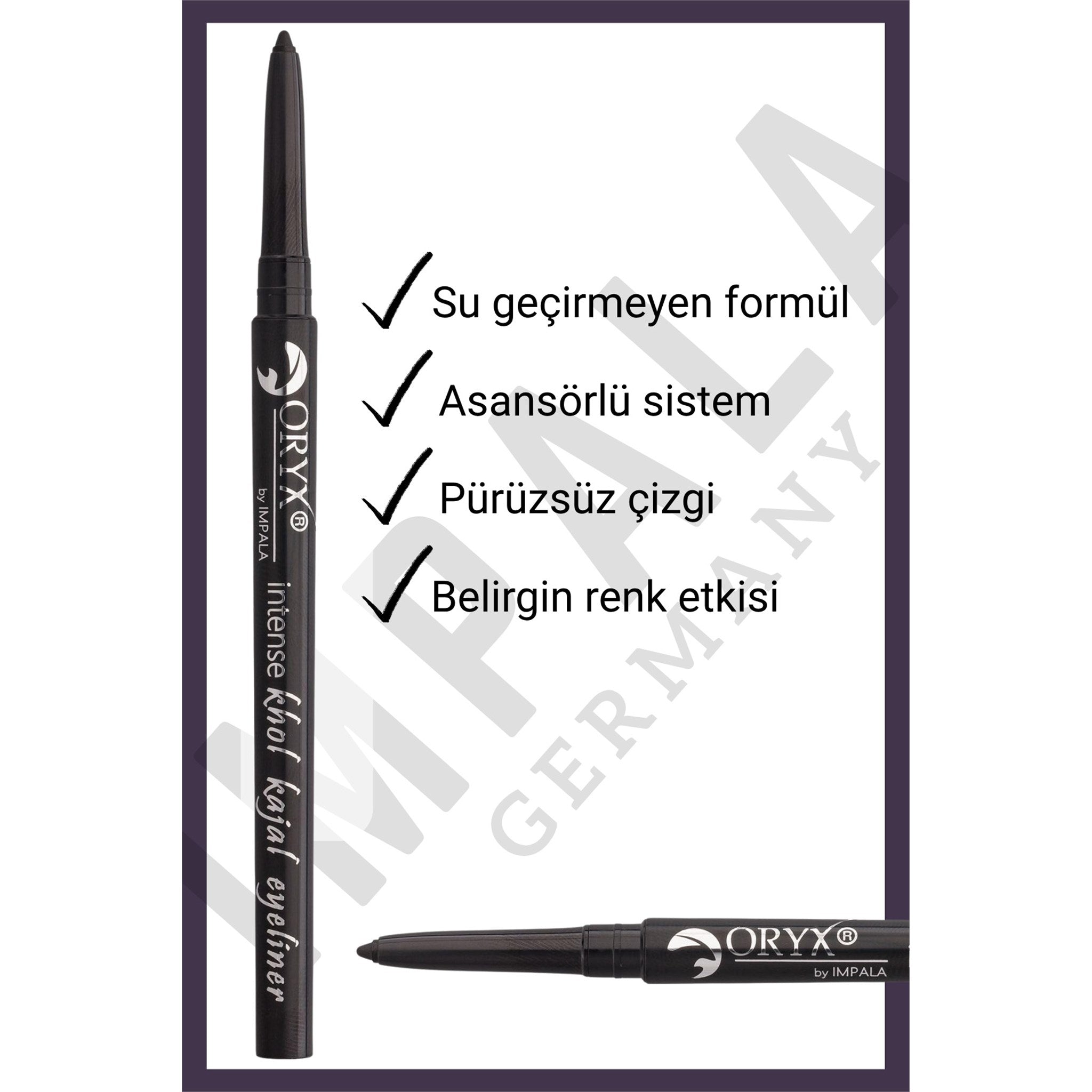 ORYX KHOL KAJAL Göz Kalemi No.3 Oniks Siyahı