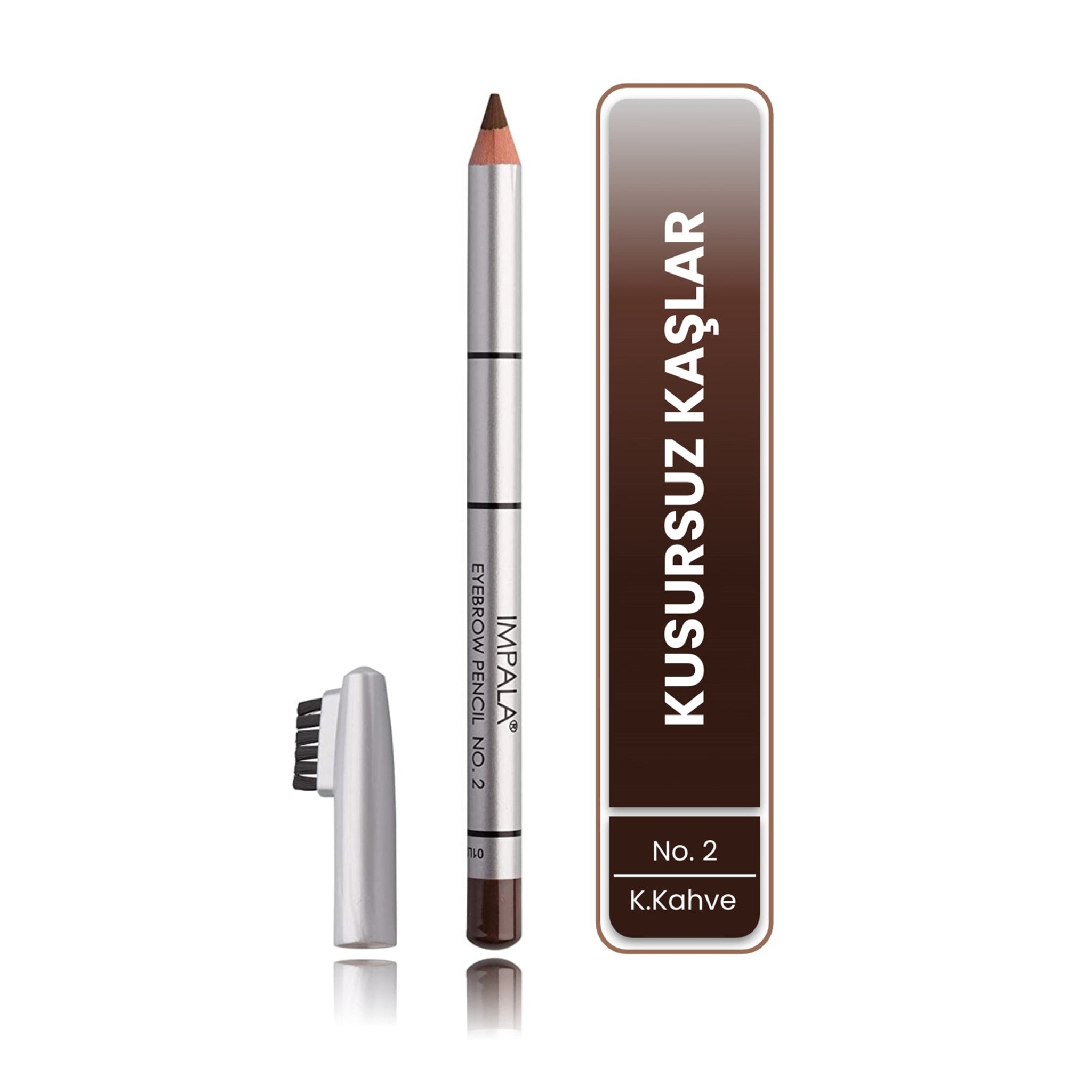 Kaş Kalemi - Eyebrow Pencil No: 2 (KOYU KAHVE)