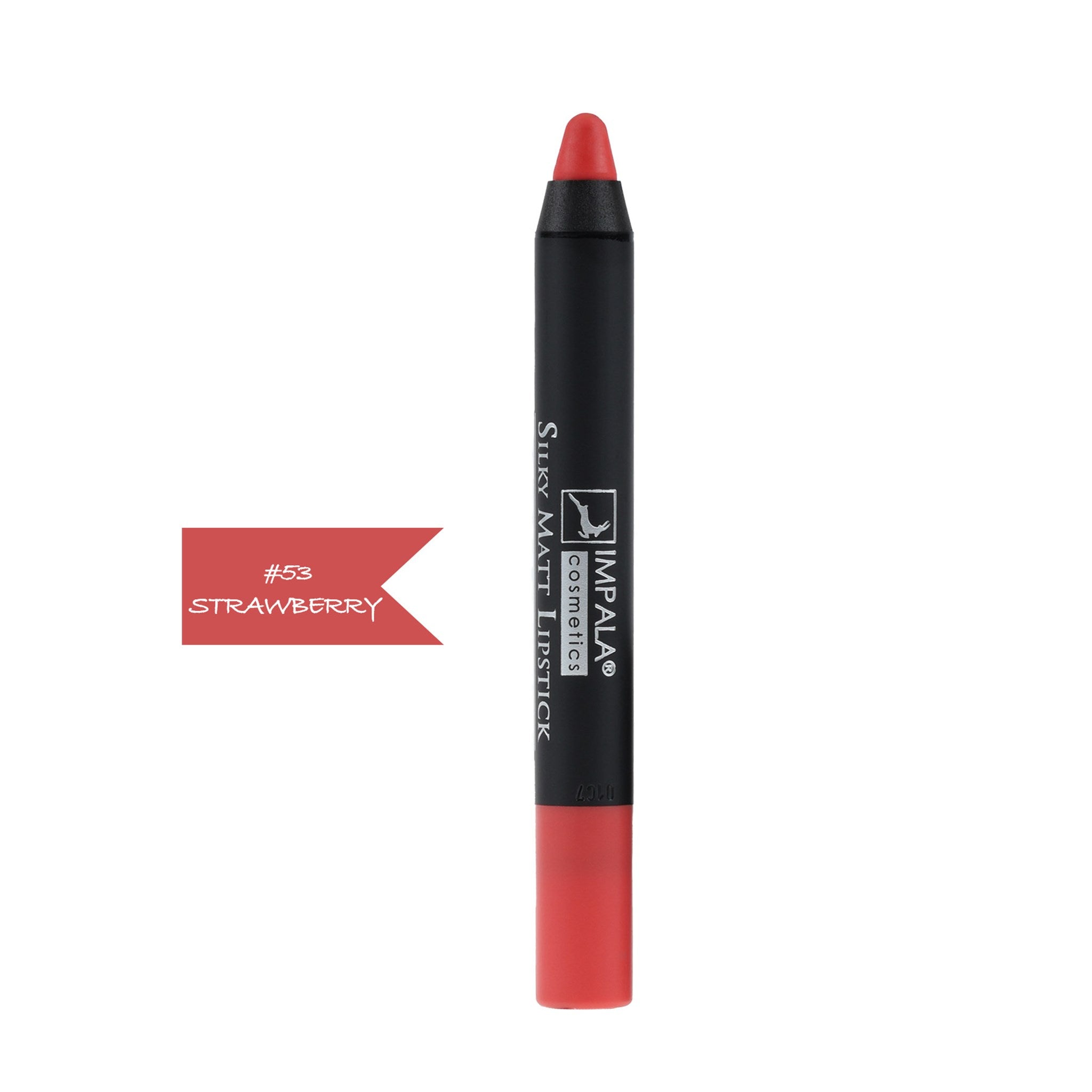 Dudak Kalemi - Silky Matt Lipstick - Uzun Süre Kalıcı & Suya Dayanıklı No 53 strawberry