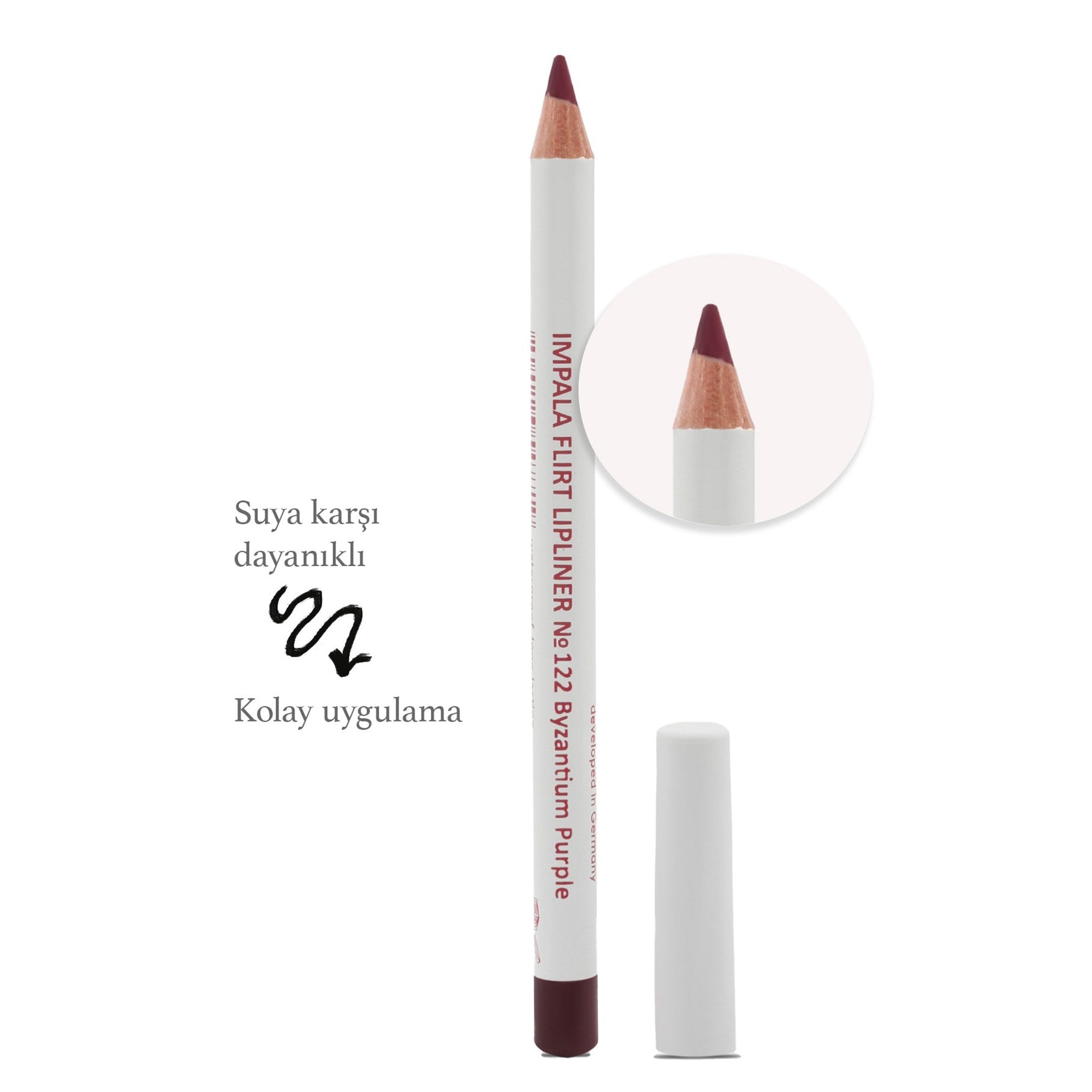 Dudak Kalemi - Flirt Pencil Lipliner No: 122(MÜRDÜM)