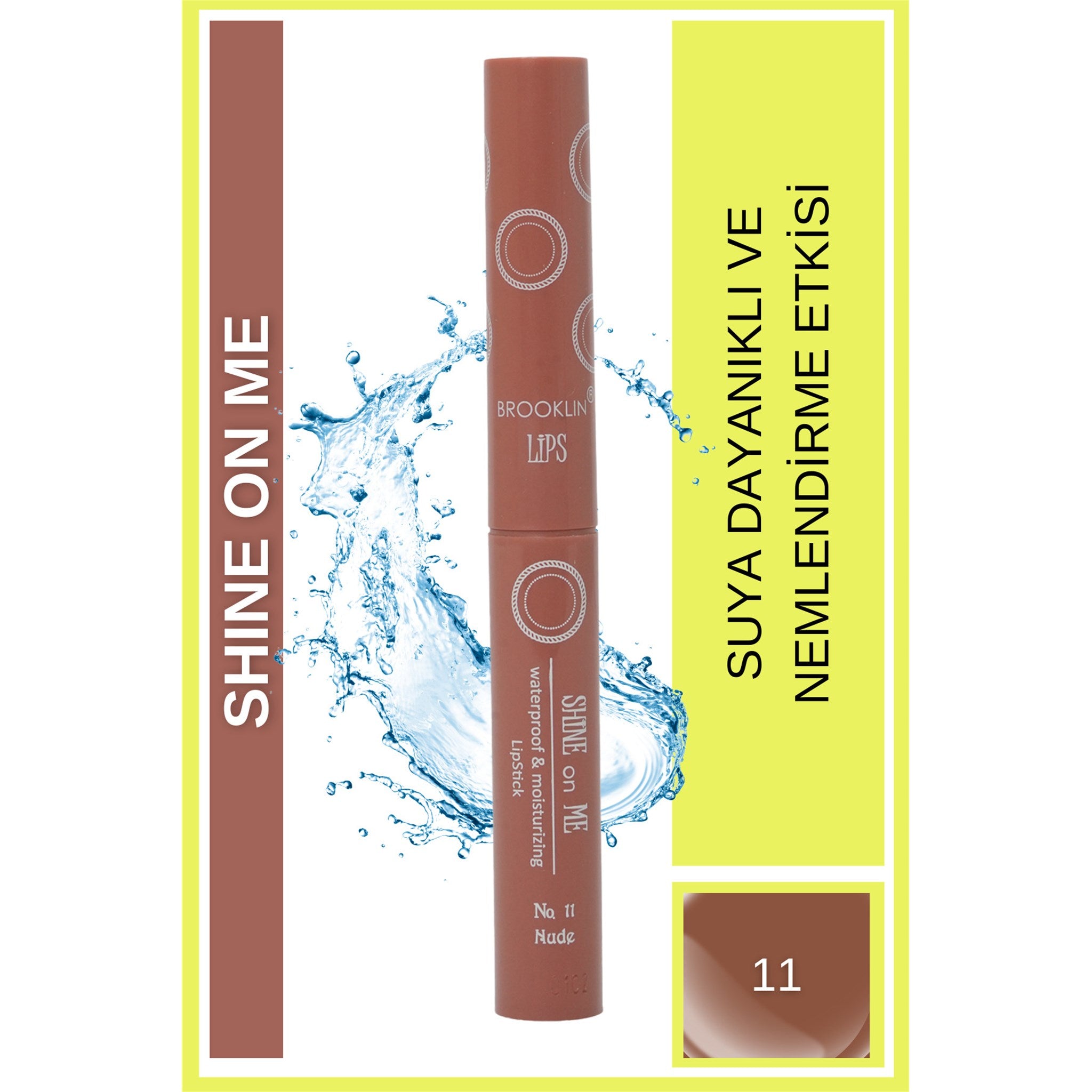 Ruj - LIPSTICK SHINE on ME No 11 Nude