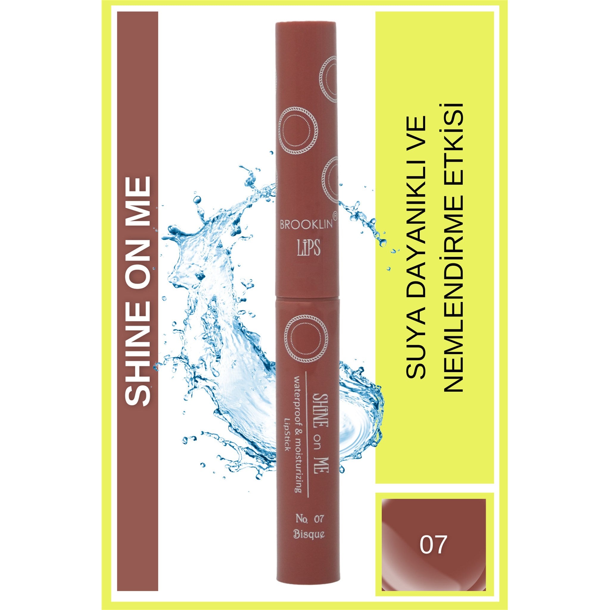 Ruj - LIPSTICK SHINE on ME No 07 bisque