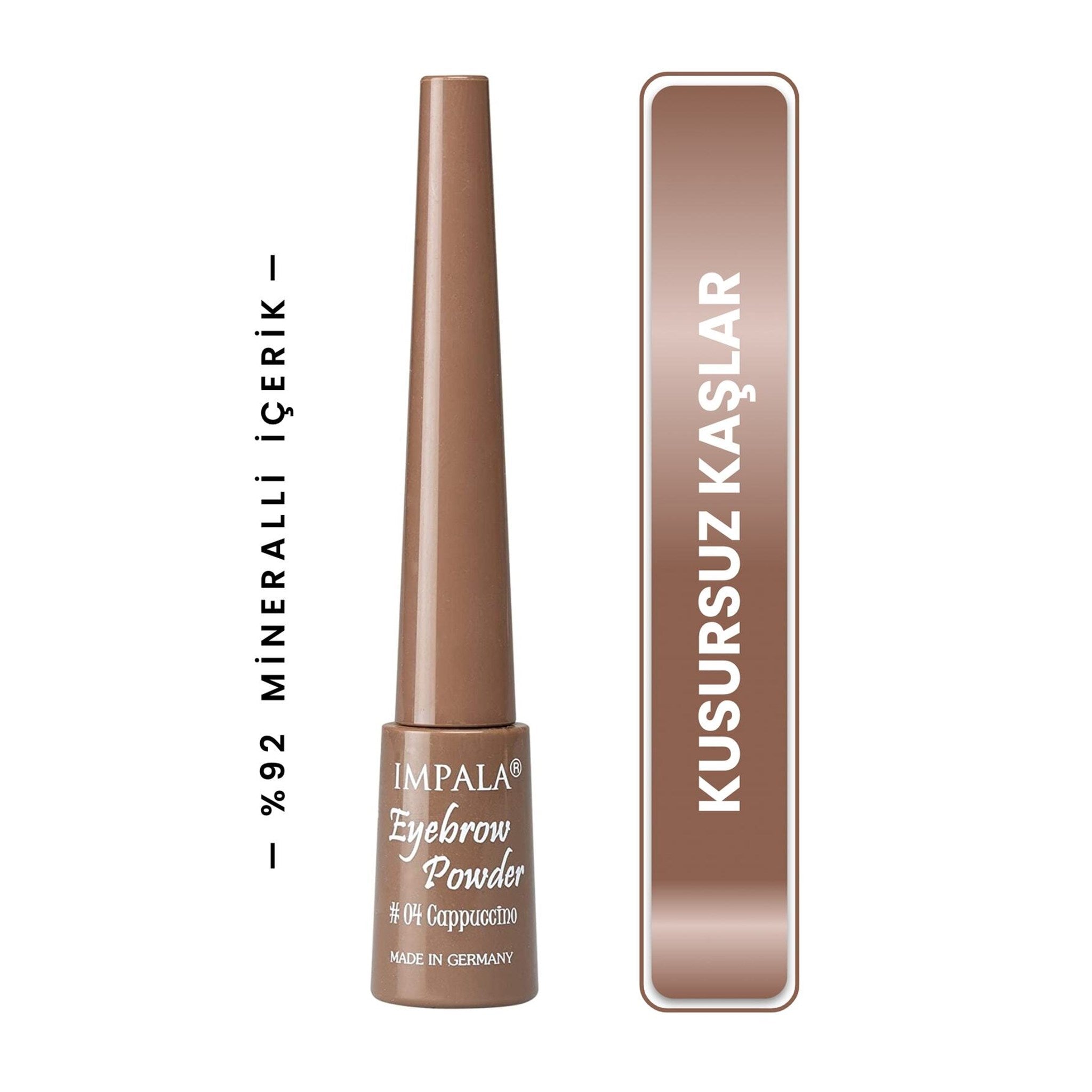 IMPLALA Kaş Pudrası - Eyebrow POWDER No: 4 CAPPUCCINO
