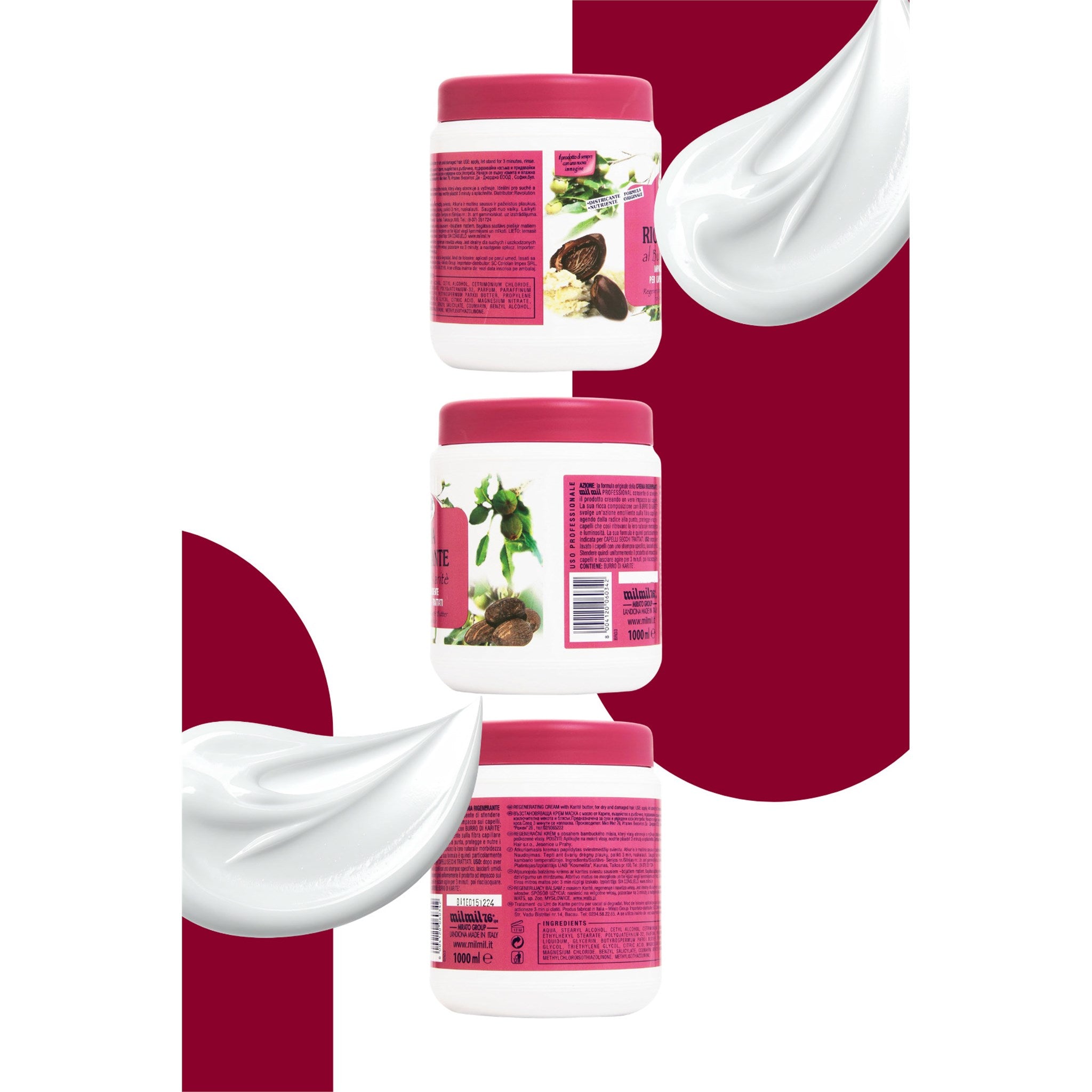 Yenileyici Shea Butter Saç Maskesi Kremi 1000 ml