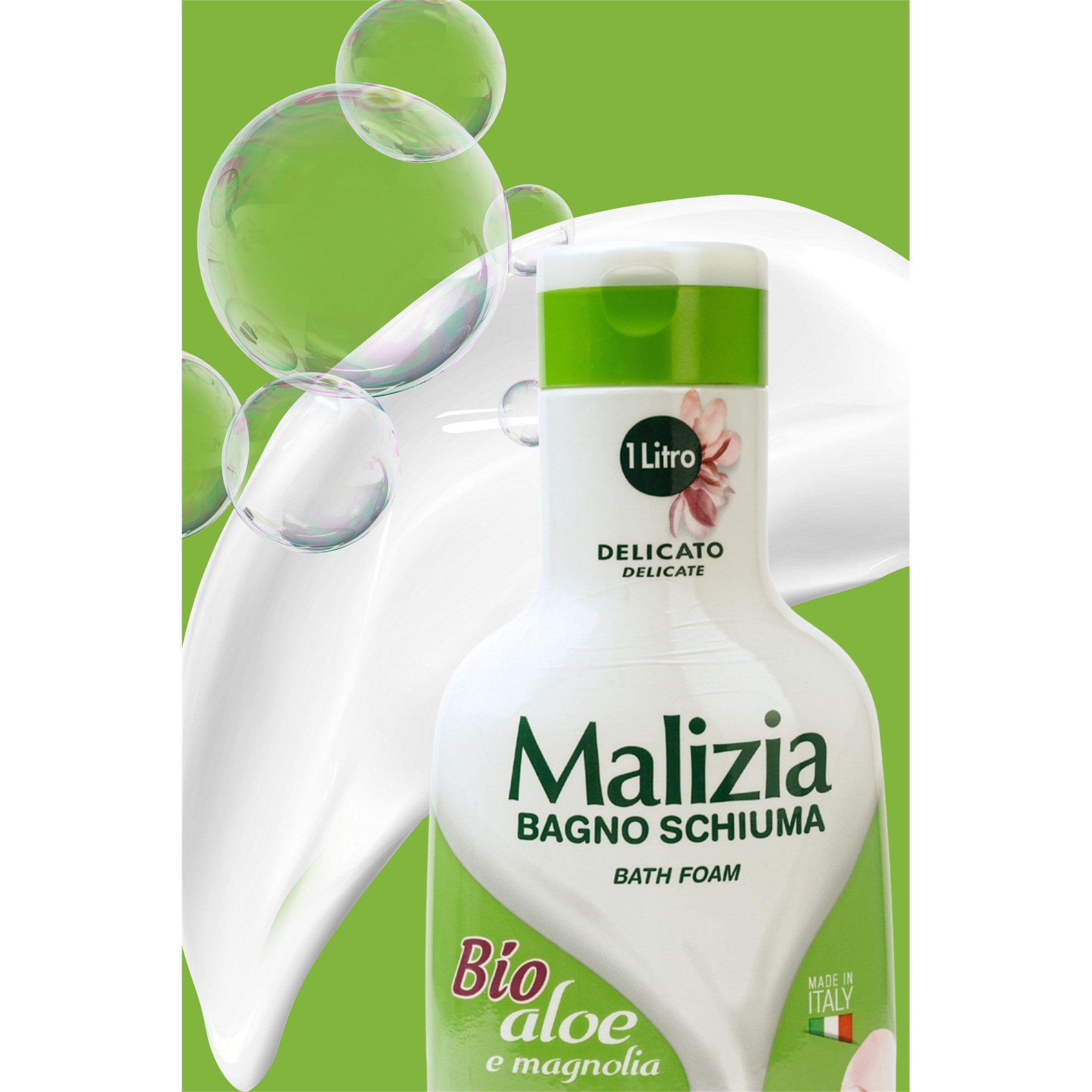 Banyo Köpüğü ve Duş Jeli Organik Aloe Vera ve Manolya