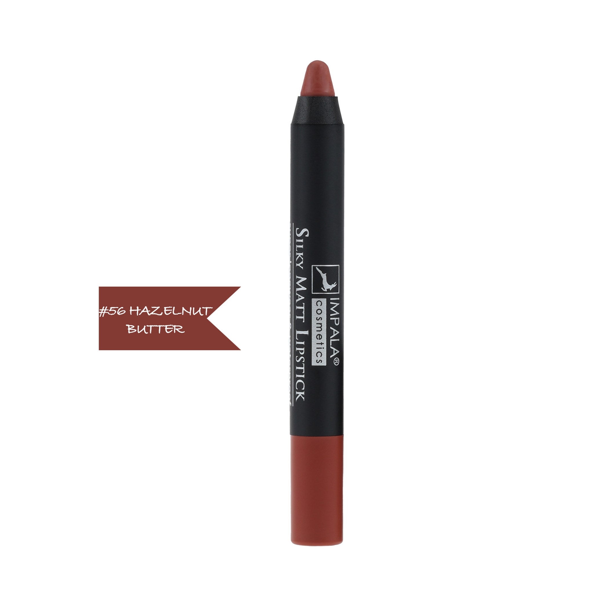 Dudak Kalemi - Silky Matt Lipstick - Uzun Süre Kalıcı & Suya Dayanıklı No 56 hazelnut butter